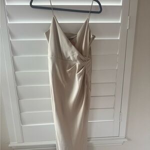 BHLDN Anthropologie Champagne Dress